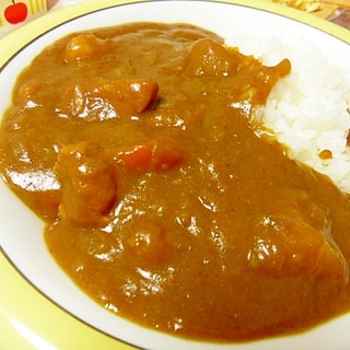 角切り豚肉カレーライス